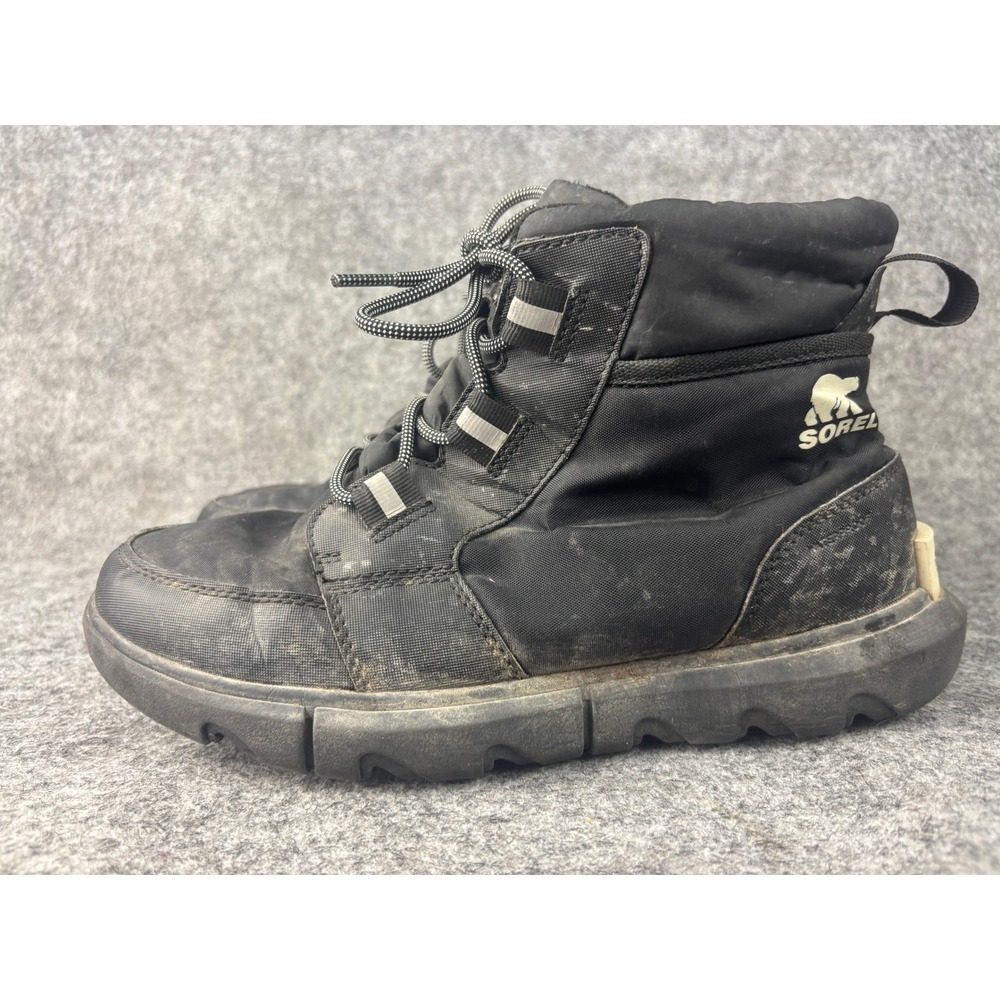 Sorel Kinetic Short Boot Women Size 8 Black Waterproof Winter Sneaker NL4450-010